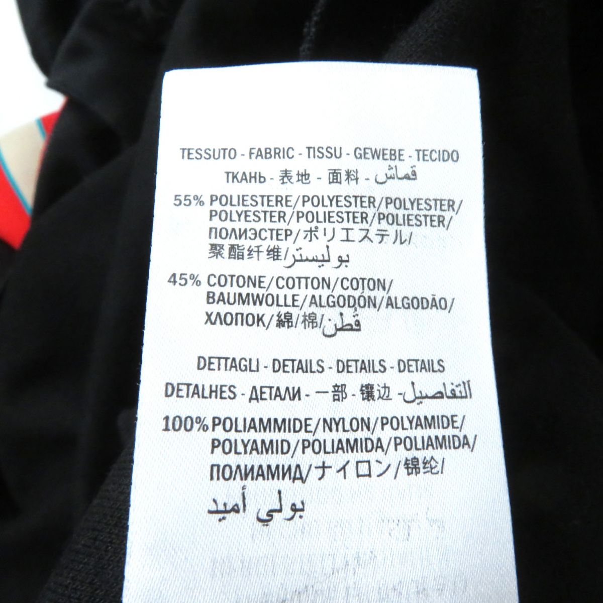 GUCCI one piece Outer material: 55% polyester, Outer material: 45% cotton, Part: 100% nylon black Women S Used
