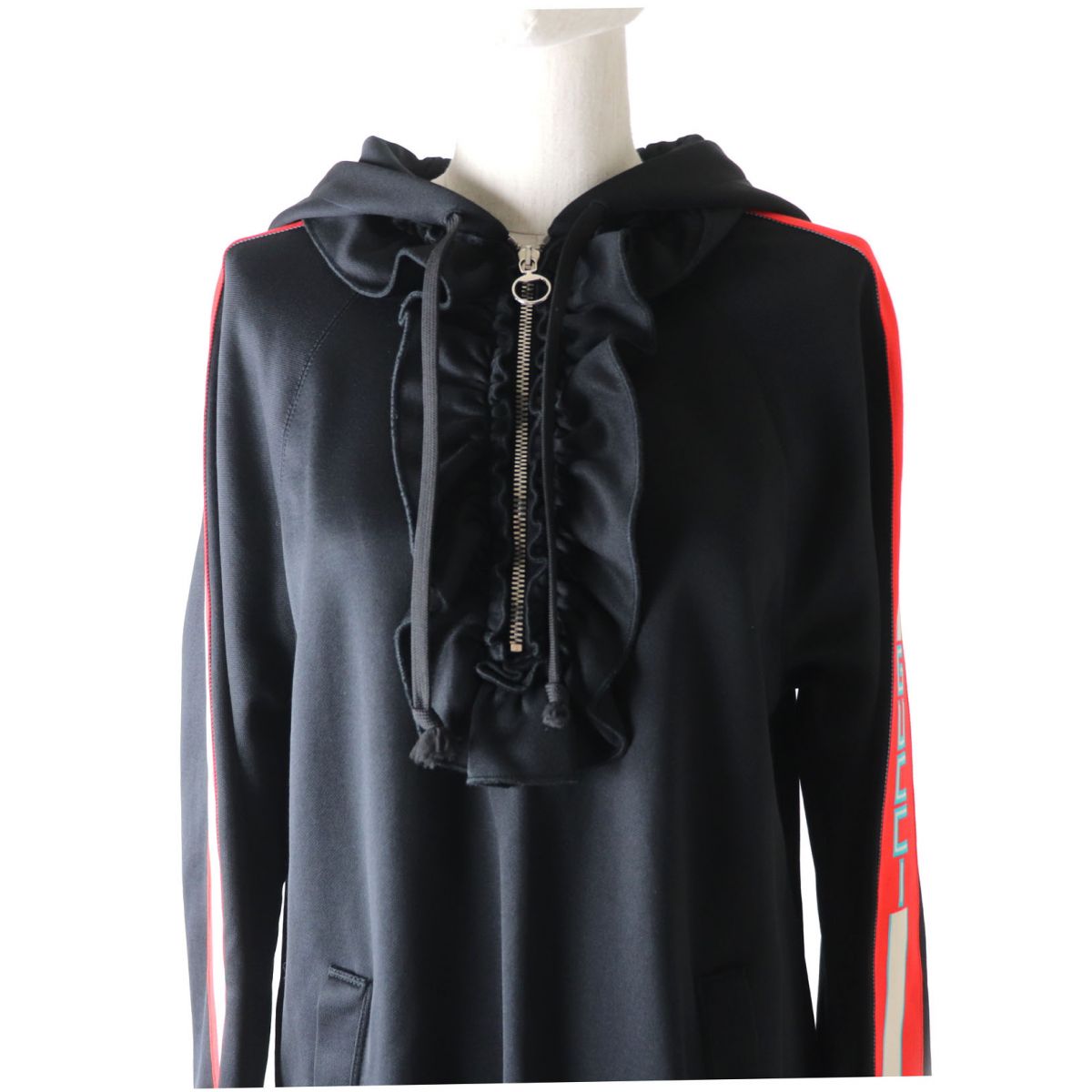 GUCCI one piece Outer material: 55% polyester, Outer material: 45% cotton, Part: 100% nylon black Women S Used