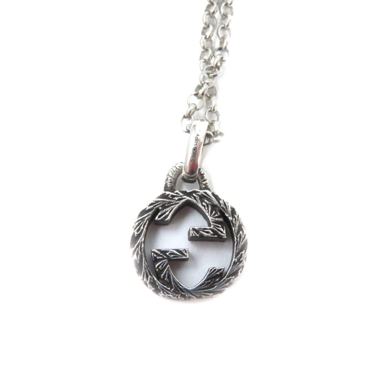 GUCCI Necklace Main�FAG925 Silver Women Used