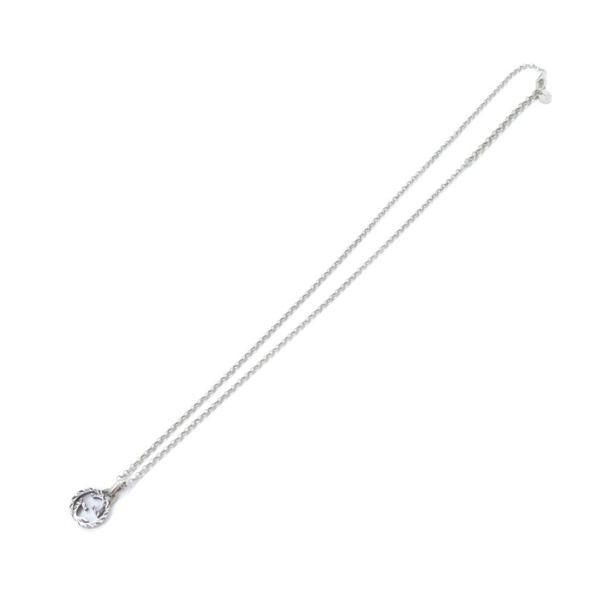 GUCCI Necklace Main�FAG925 Silver Women Used
