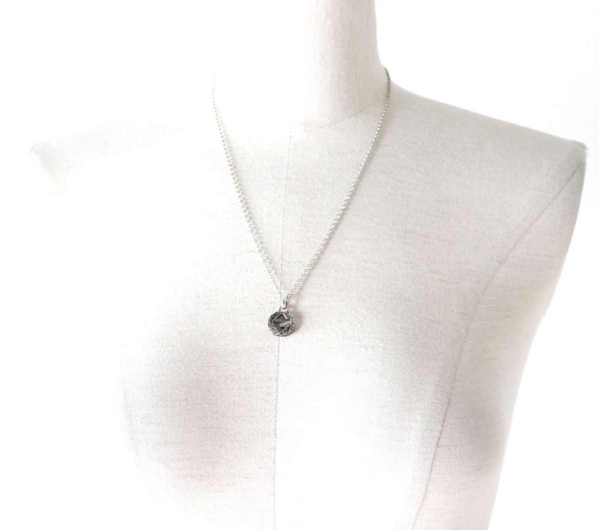 GUCCI Necklace Main�FAG925 Silver Women Used