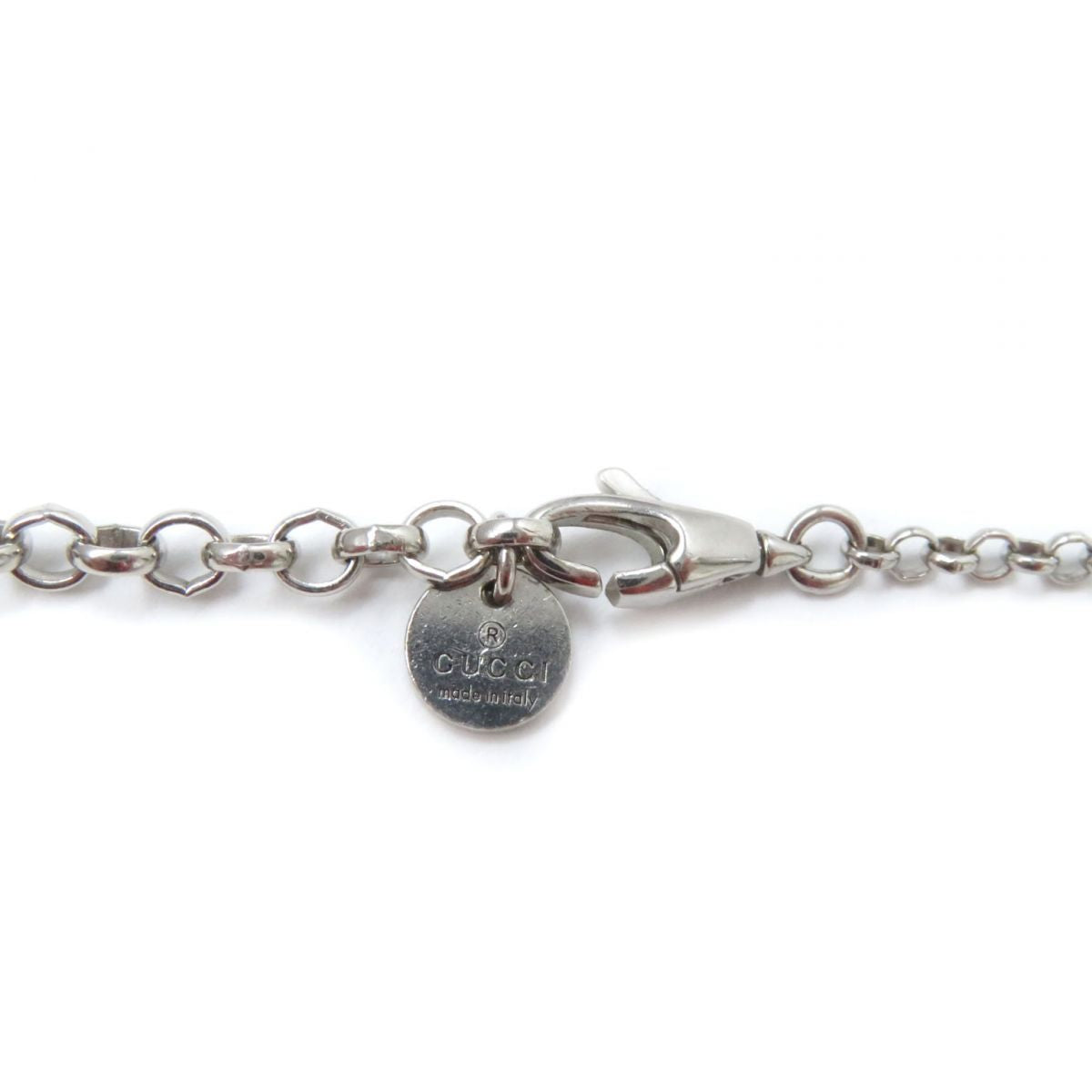 GUCCI Necklace Main�FAG925 Silver Women Used