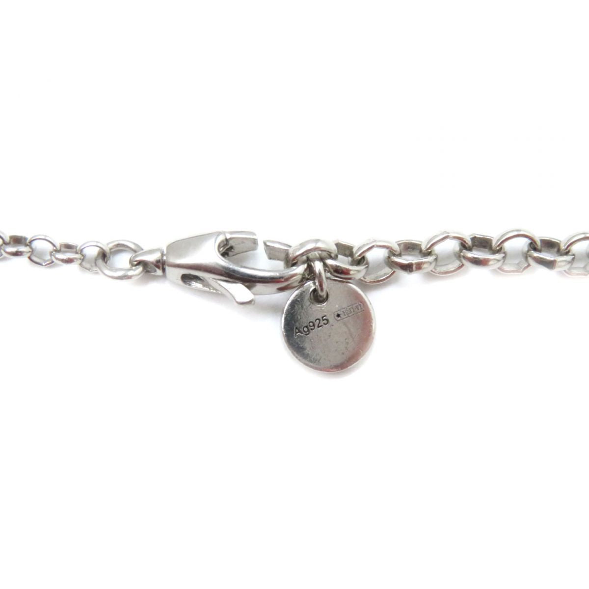 GUCCI Necklace Main�FAG925 Silver Women Used