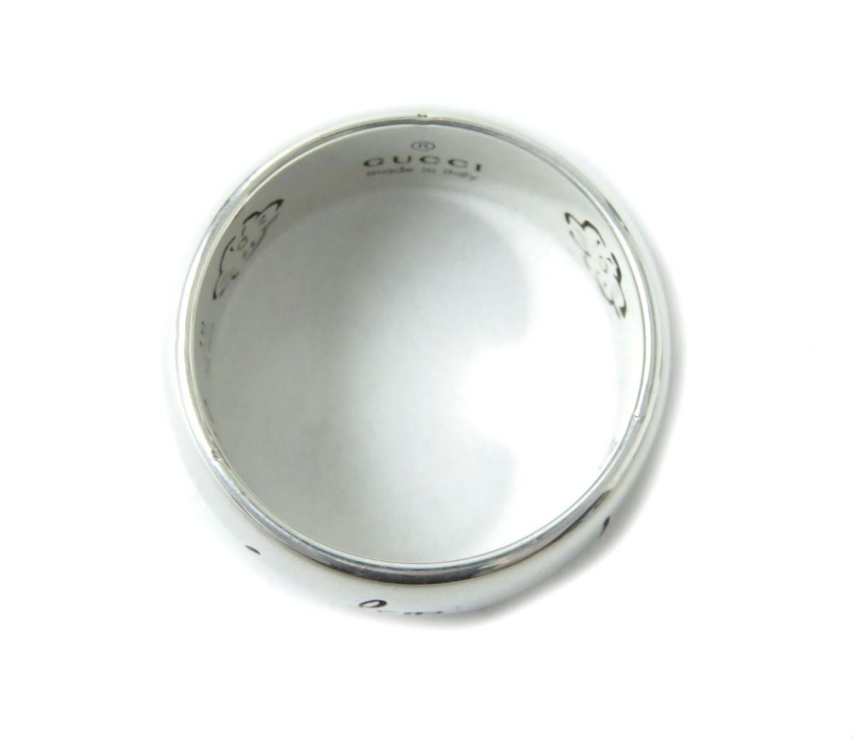 GUCCI Ring 455247-J8400-0701 Main�FAG925 Silver Blind for Love Women 19 Used