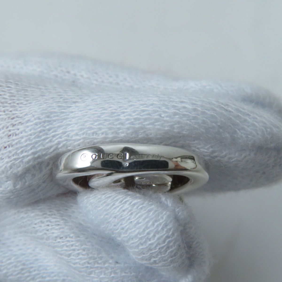 GUCCI Pierce Main�FAG925 Silver Women Used