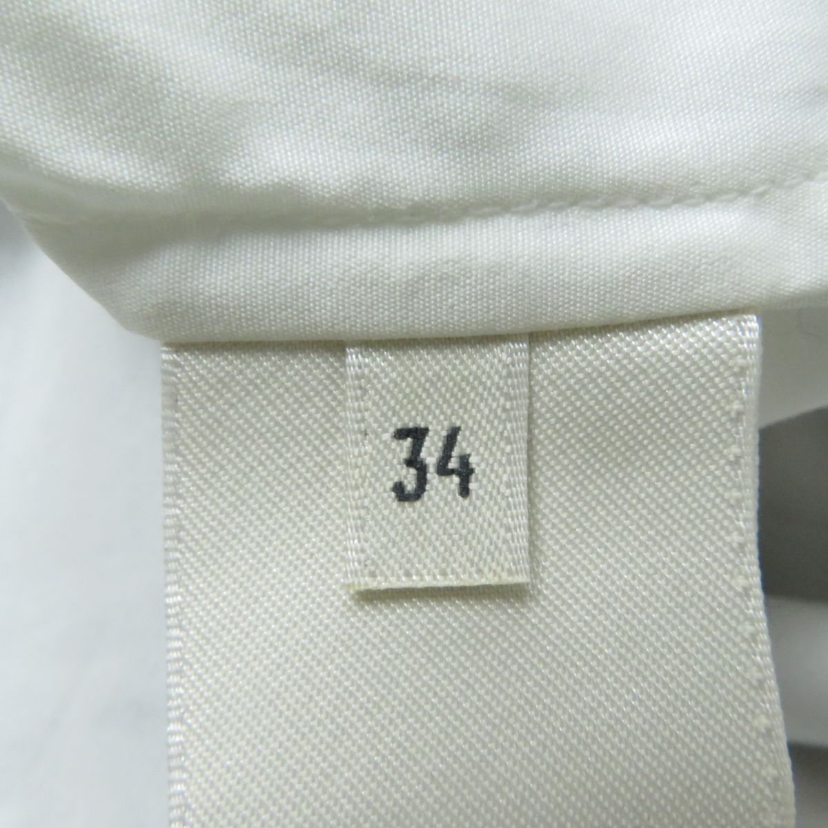 HERMES skirt Outer: 100% cotton, Lining: 100% cotton Gray type Women 34 Used