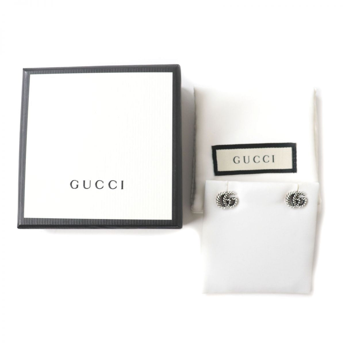 GUCCI Pierce Main�FAG925 Silver Women Used