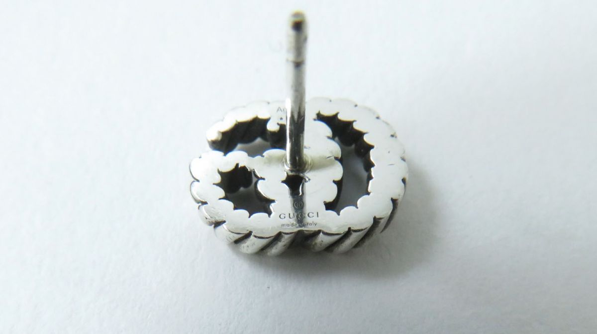 GUCCI Pierce Main�FAG925 Silver Women Used