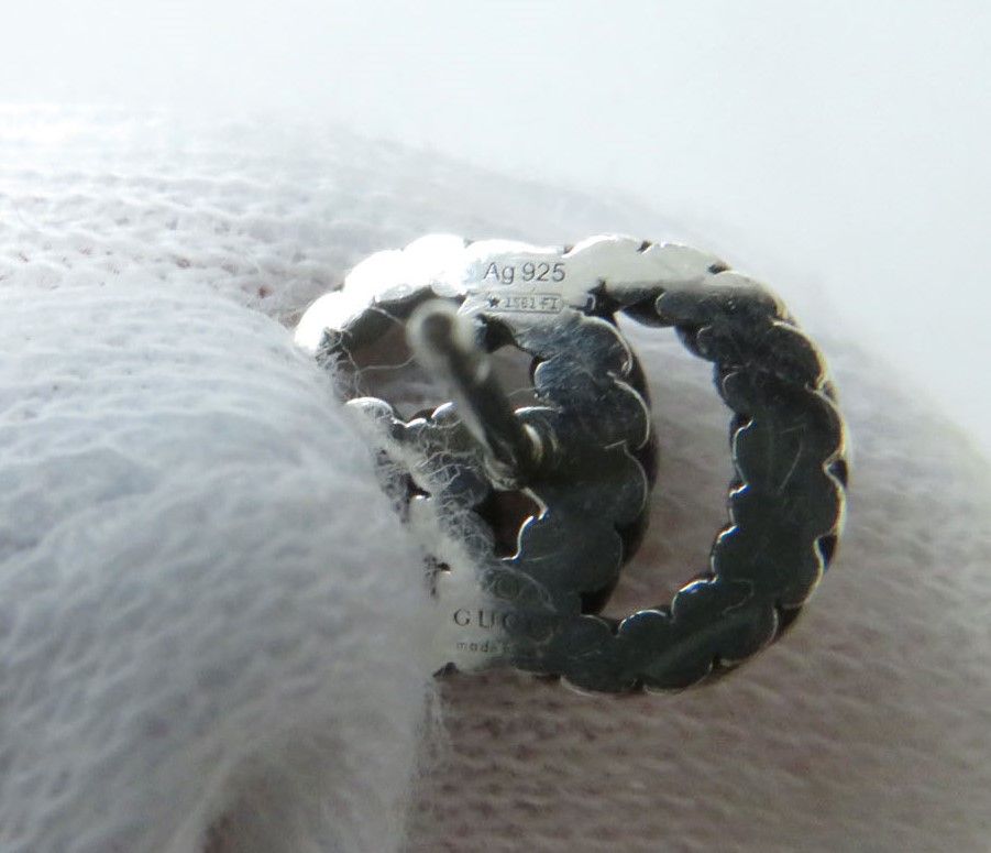 GUCCI Pierce Main�FAG925 Silver Women Used
