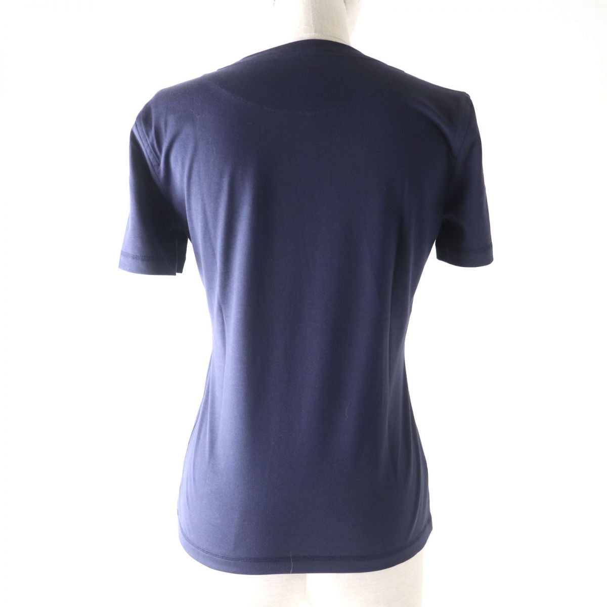 HERMES Cut cotton Navy 36