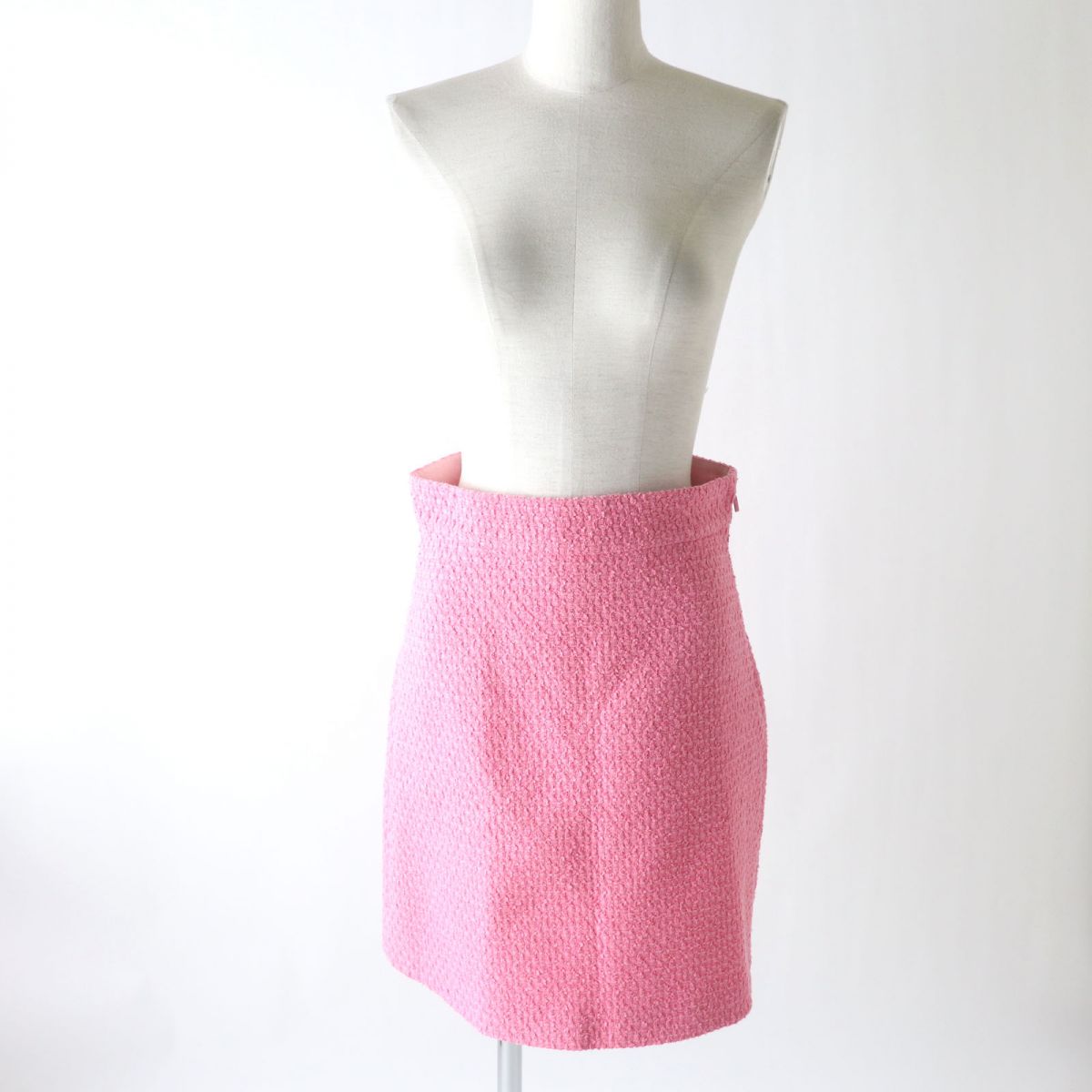 GUCCI skirt Outer: 88% cotton, Outer: 12% nylon, Lining: 71% acetate, Lining: 29% silk pink Women 42 Used