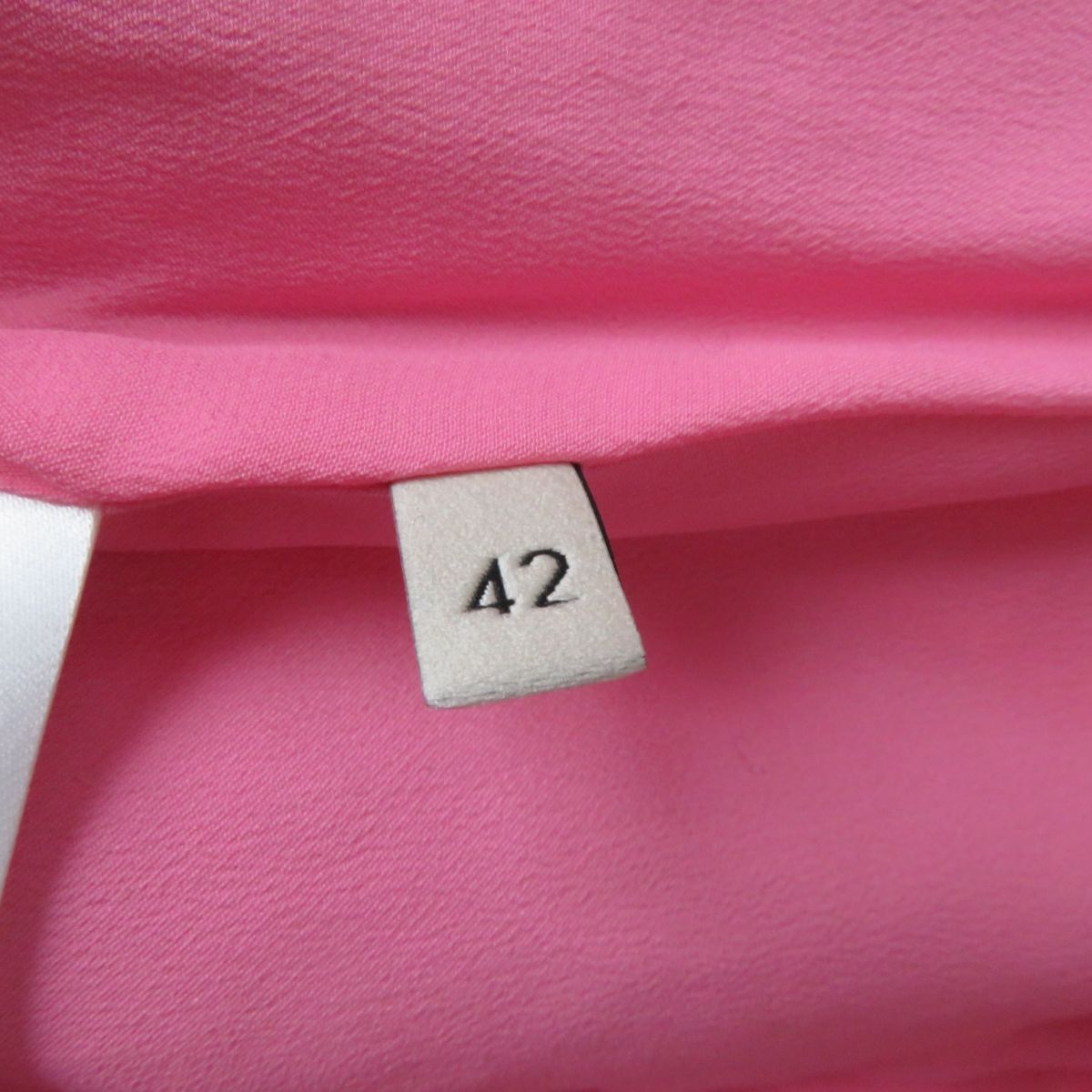 GUCCI skirt Outer: 88% cotton, Outer: 12% nylon, Lining: 71% acetate, Lining: 29% silk pink Women 42 Used