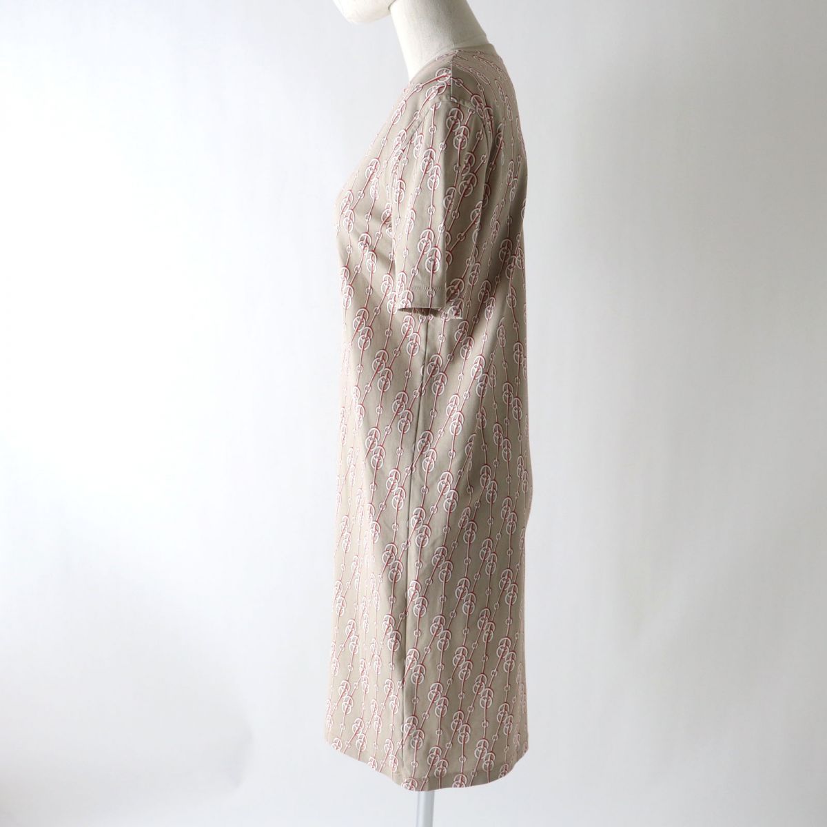 HERMES Tunic Main: 100% cotton, Rib: 97% cotton, 3% polyurethane beige 34
