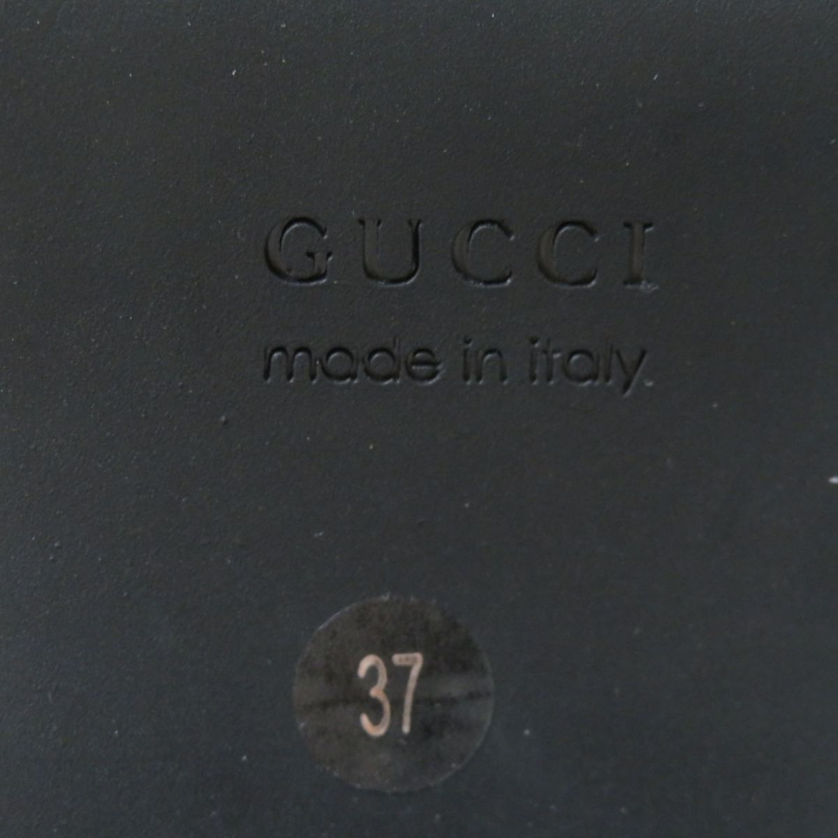 GUCCI boots Bore Black x Ivory 37
