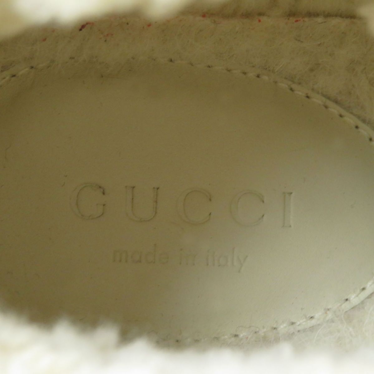 GUCCI boots Bore Black x Ivory 37