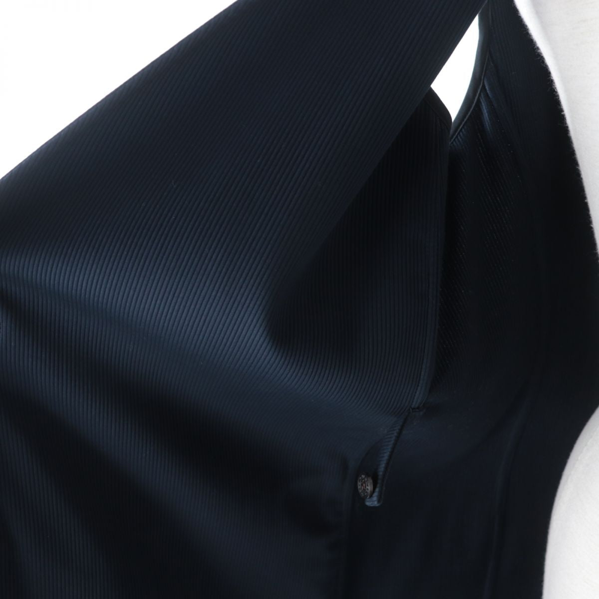 HERMES Best Main: 100% cotton, Part: Lamb leather, Lining: 100% cotton Navy Women 40 Used