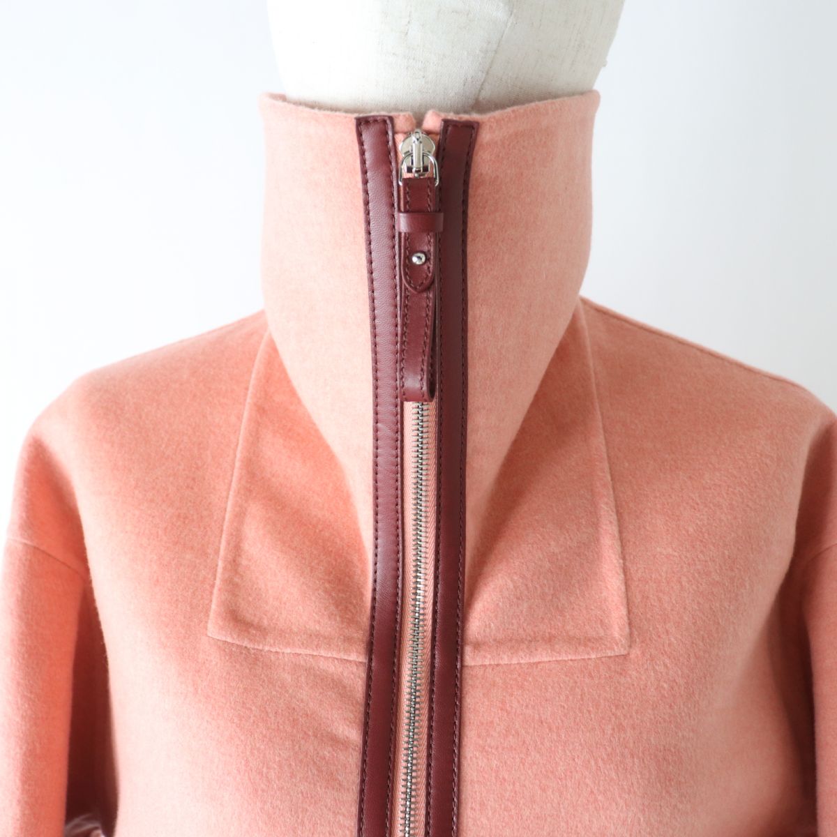 HERMES Jacket Outer material: 100% cashmere pink Women 36 Used