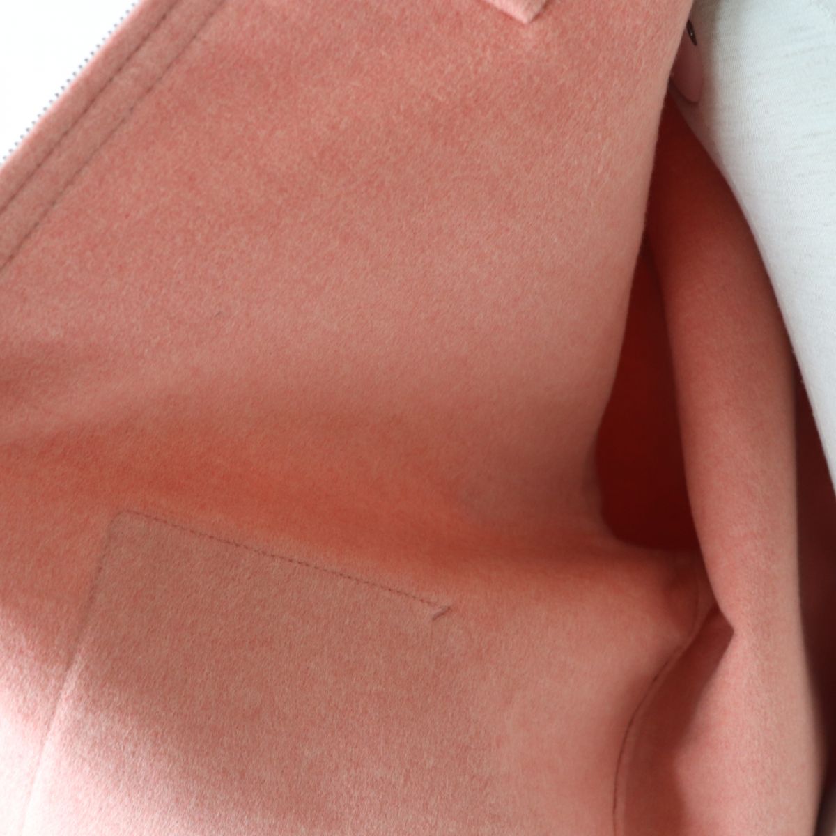 HERMES Jacket Outer material: 100% cashmere pink Women 36 Used