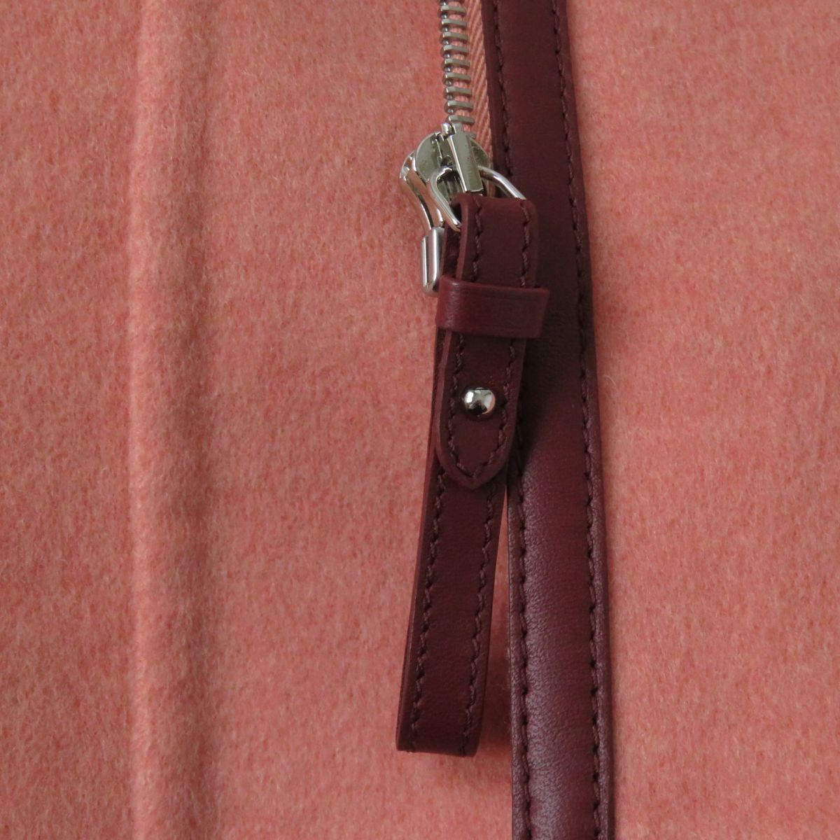 HERMES Jacket Outer material: 100% cashmere pink Women 36 Used