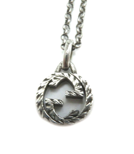 GUCCI Necklace Main�FAG925 Silver Women Used