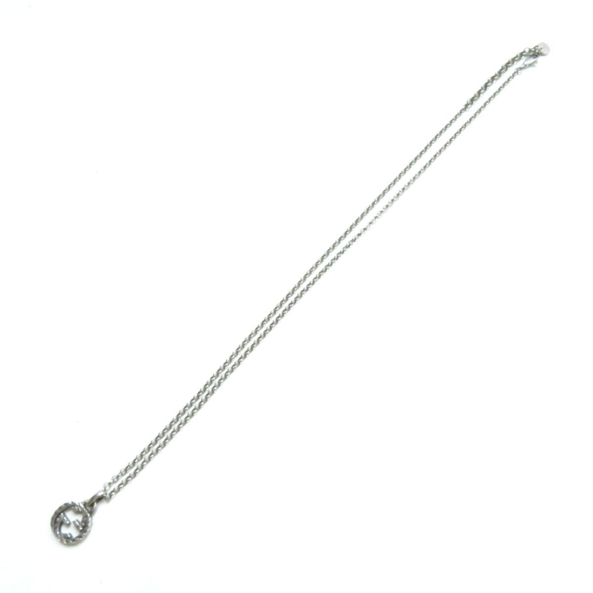 GUCCI Necklace Main�FAG925 Silver Women Used