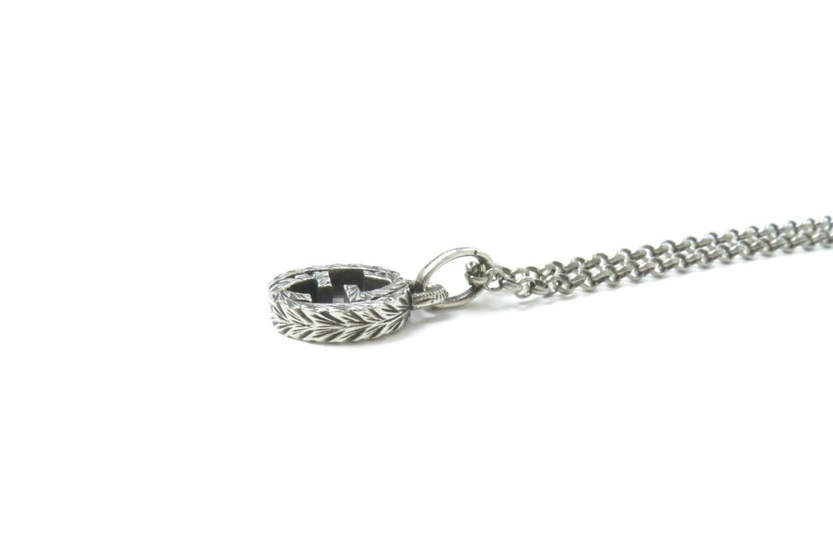 GUCCI Necklace Main�FAG925 Silver Women Used