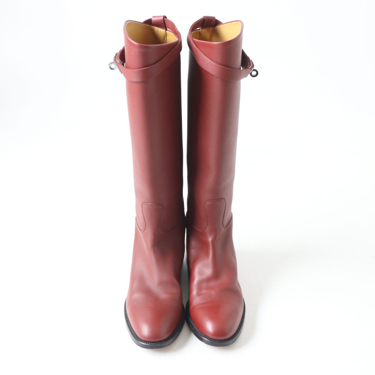 HERMES boots Main: Leather Red type Women 38 Used