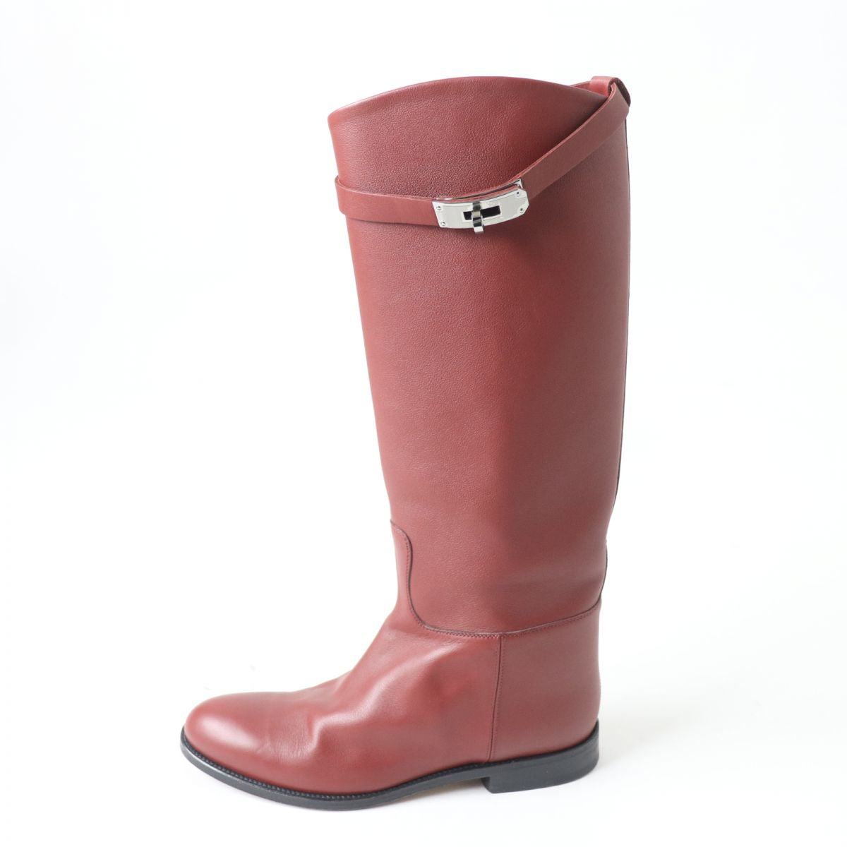 HERMES boots Main: Leather Red type Women 38 Used