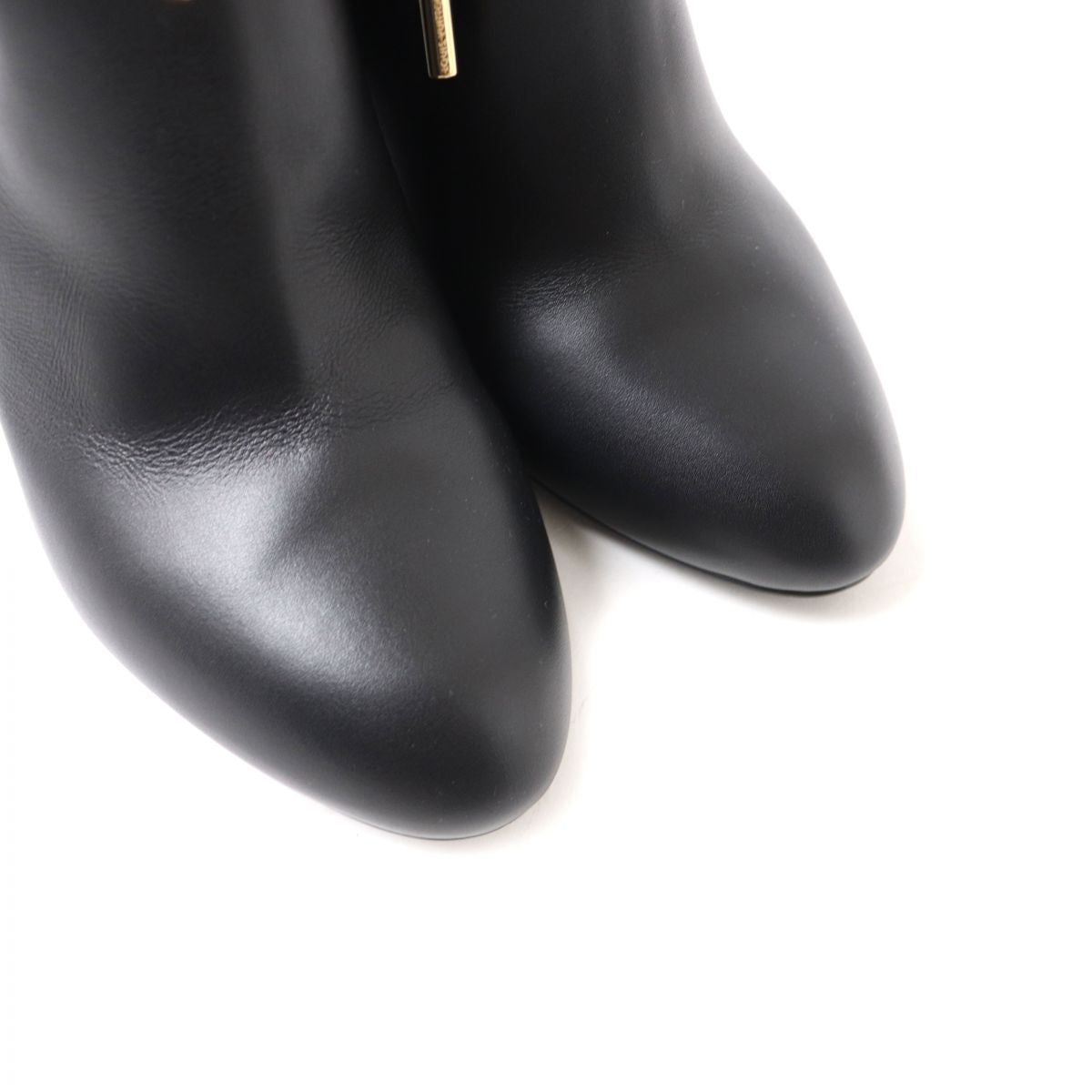 LOUIS VUITTON boots leather black 40