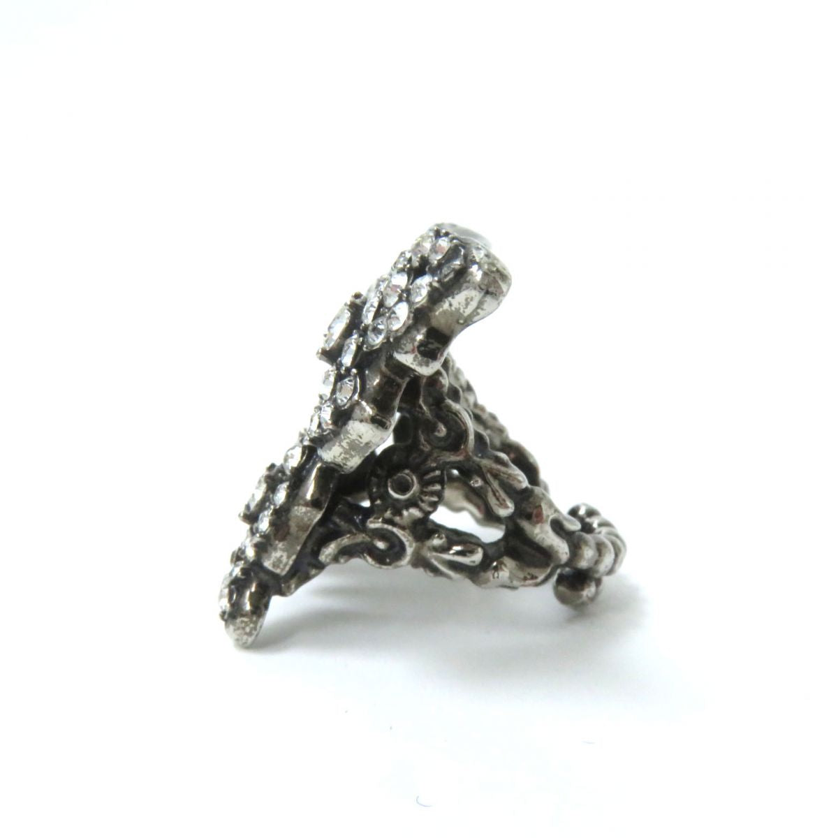 GUCCI Ring metal Silver Women Used