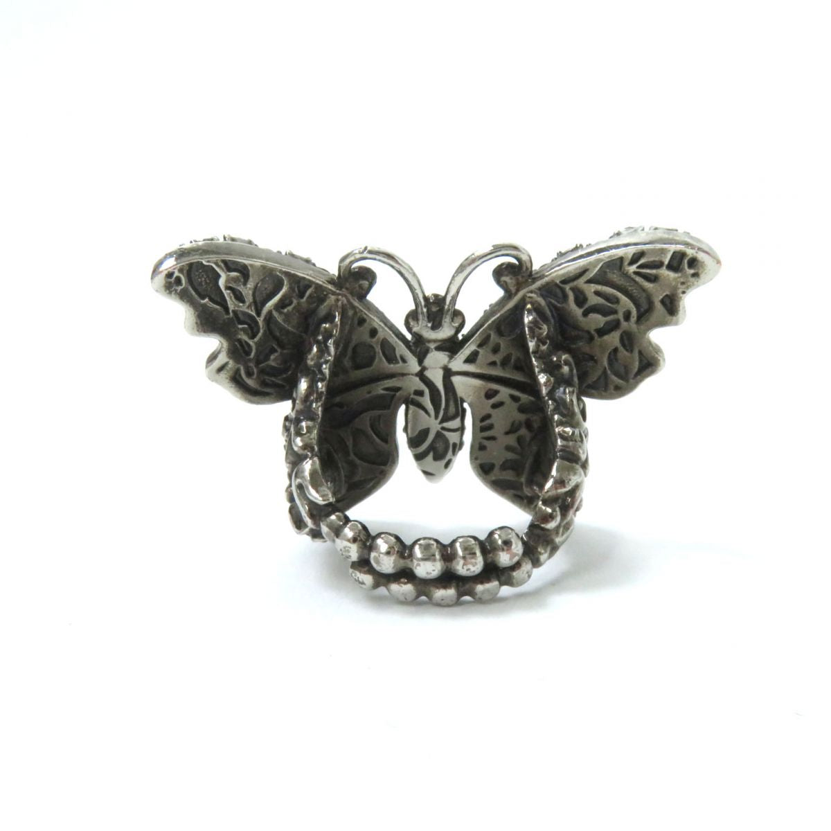 GUCCI Ring metal Silver Women Used