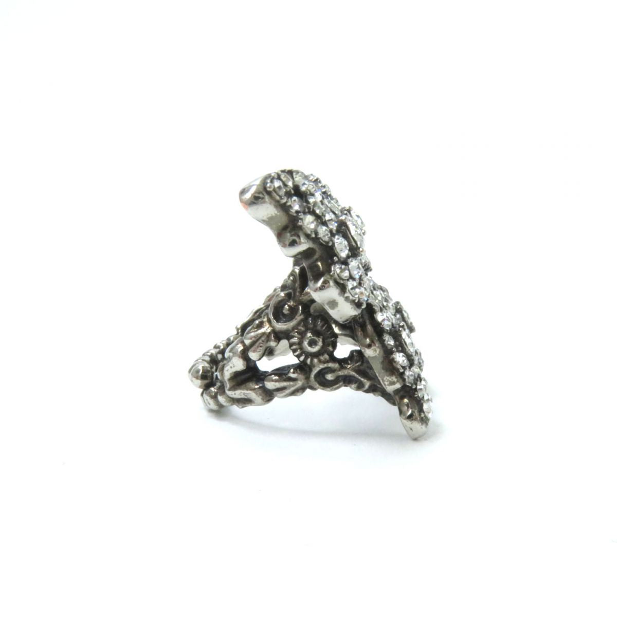 GUCCI Ring metal Silver Women Used