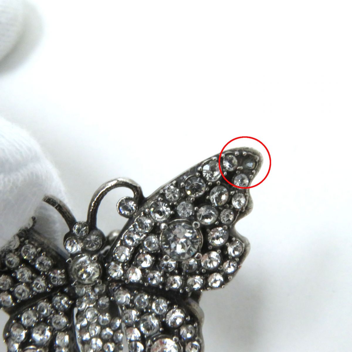 GUCCI Ring metal Silver Women Used
