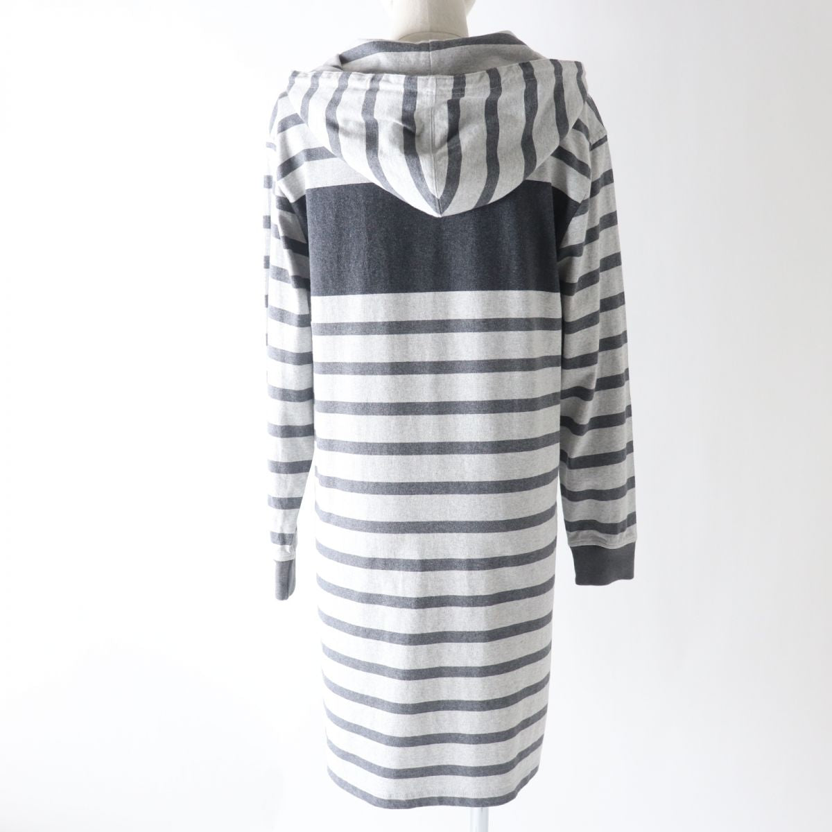 HERMES one piece Main: 100% cotton, part: 82% cotton, part: 16% nylon, part: 2% polyurethane gray Women 34 Used