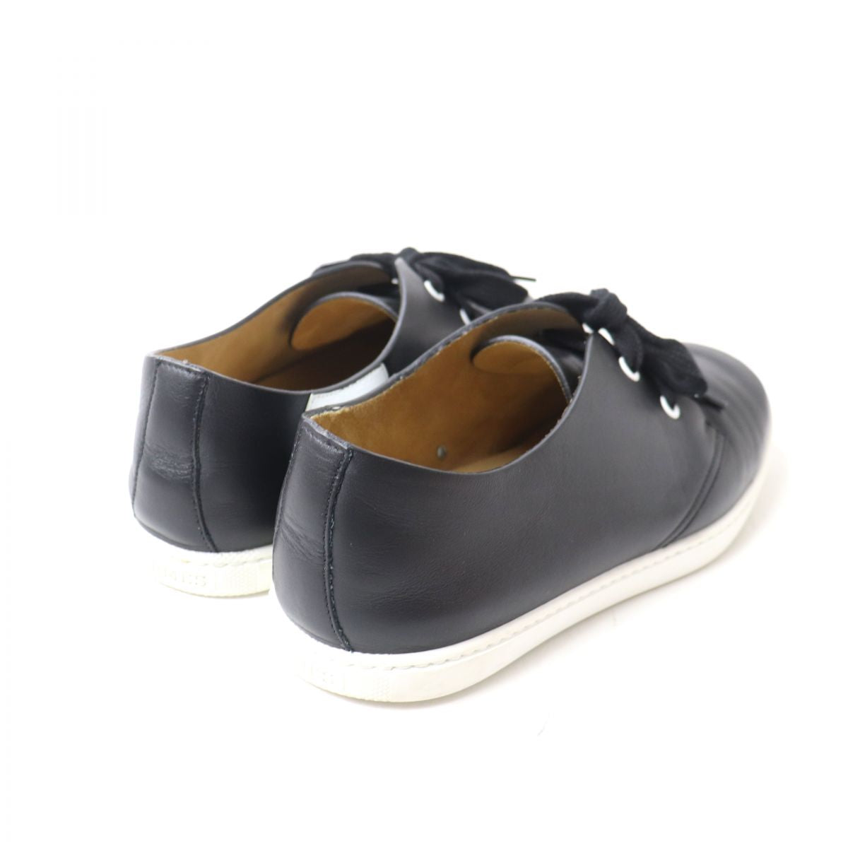 HERMES sneakers Main: Leather Black x white Women 39.5 Used