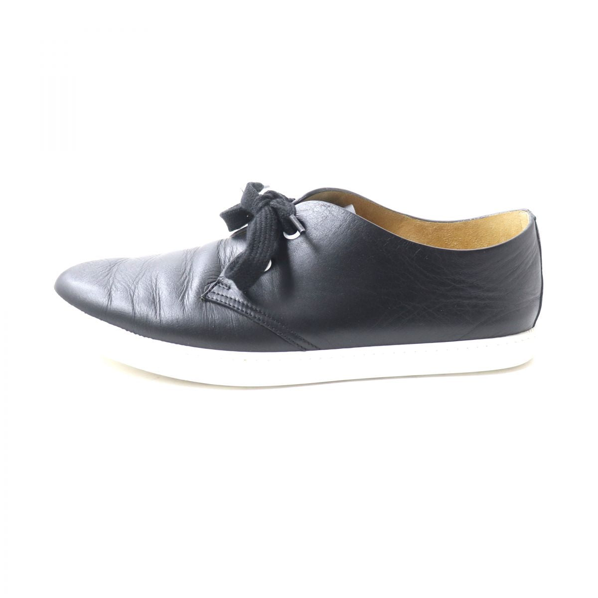 HERMES sneakers Main: Leather Black x white Women 39.5 Used