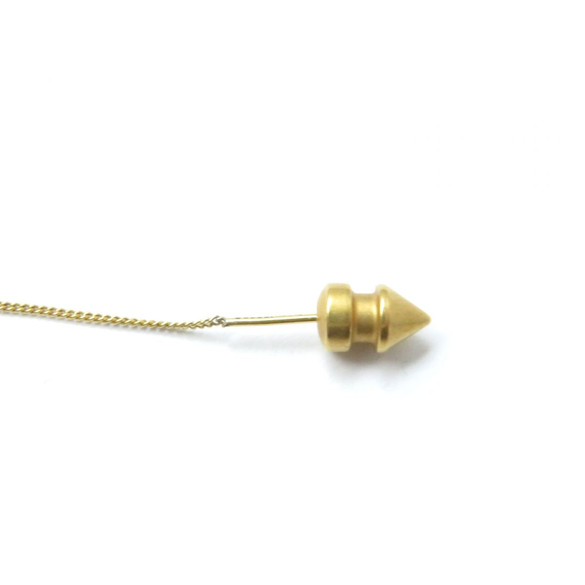 GUCCI Pierce �[ Gold x white Women Used
