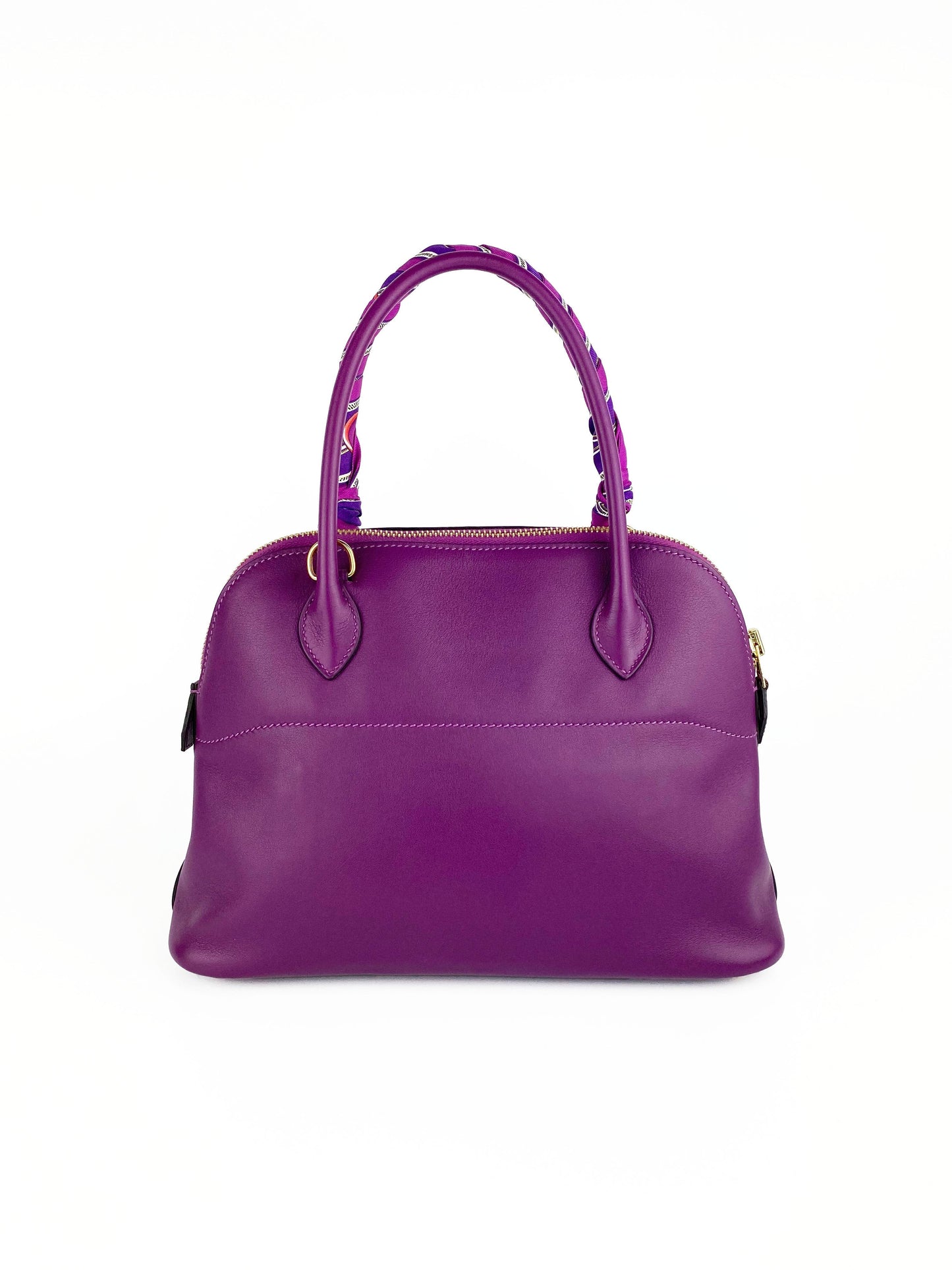 Hermes Purple Bolide 27 Bag