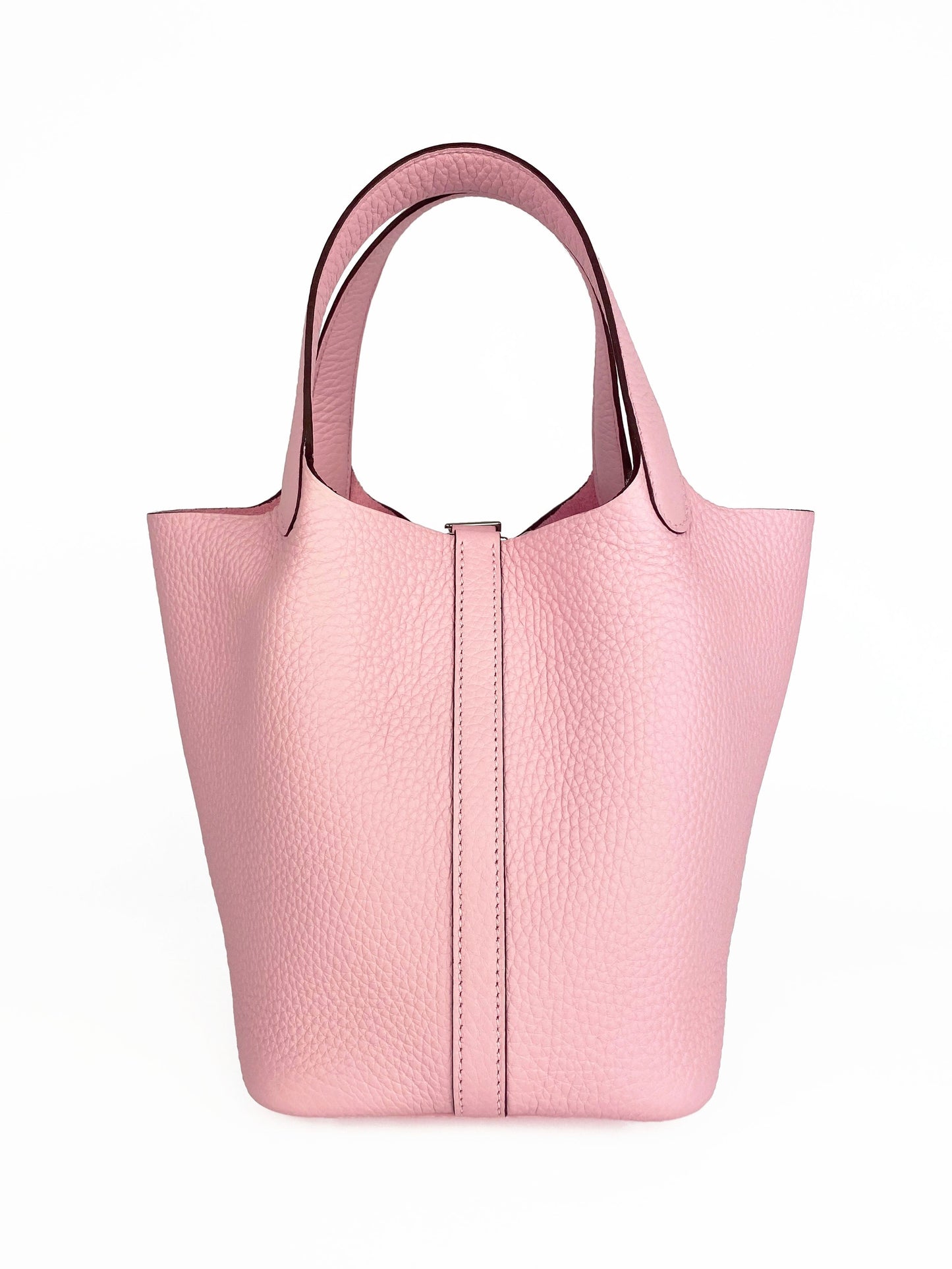Hermes Rose Sakura Picotin Lock 18 Bag