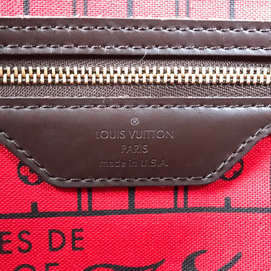 LOUIS VUITTON Damier Neverfull PM Tote Bag