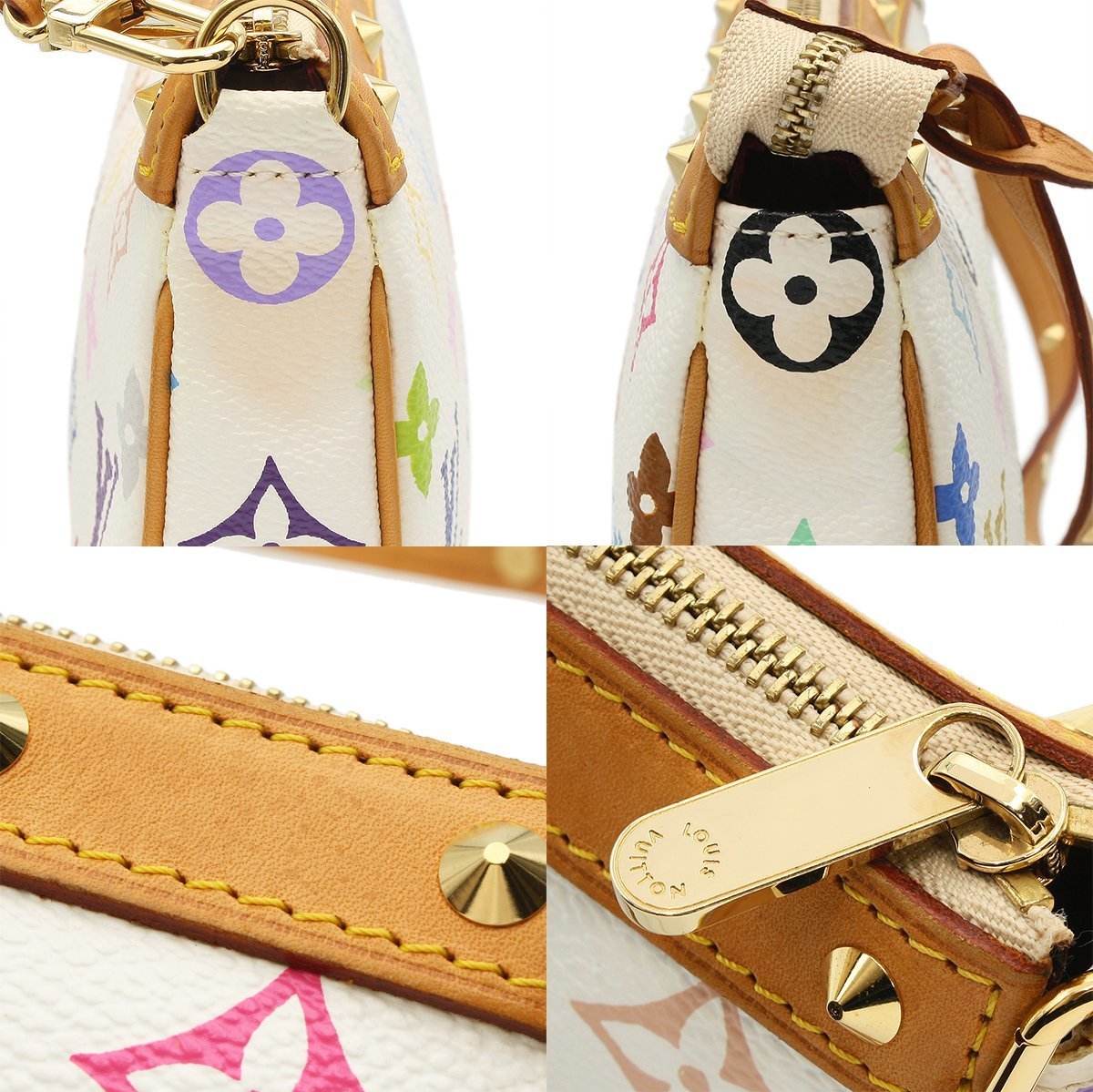 Louis Vuitton 2003 Monogram Multicolor Pochette Accessoires M92649