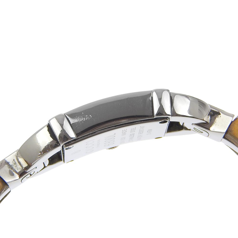 GUCCI Watches Quartz 6800L Stainless Steel, Bamboo beige Ivory dial Women Used