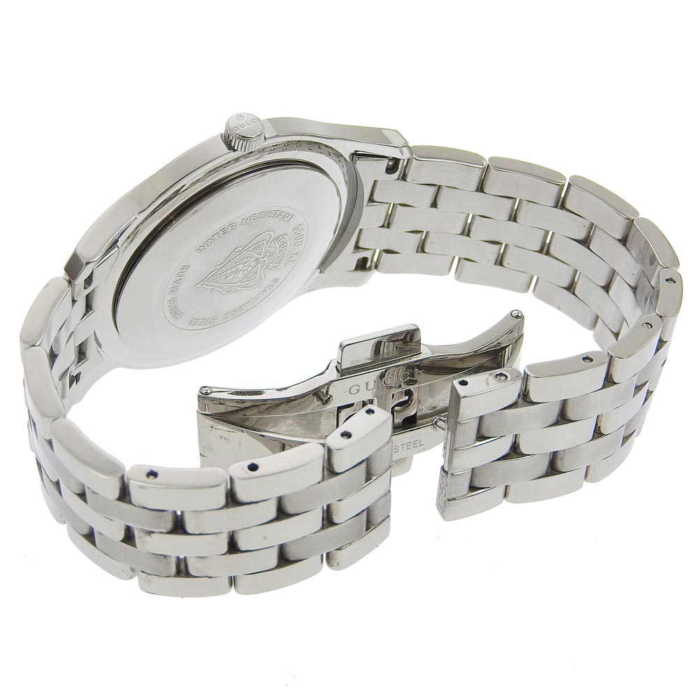 GUCCI Watches Quartz 5500XL Stainless Steel Silver Silver dial mens Used