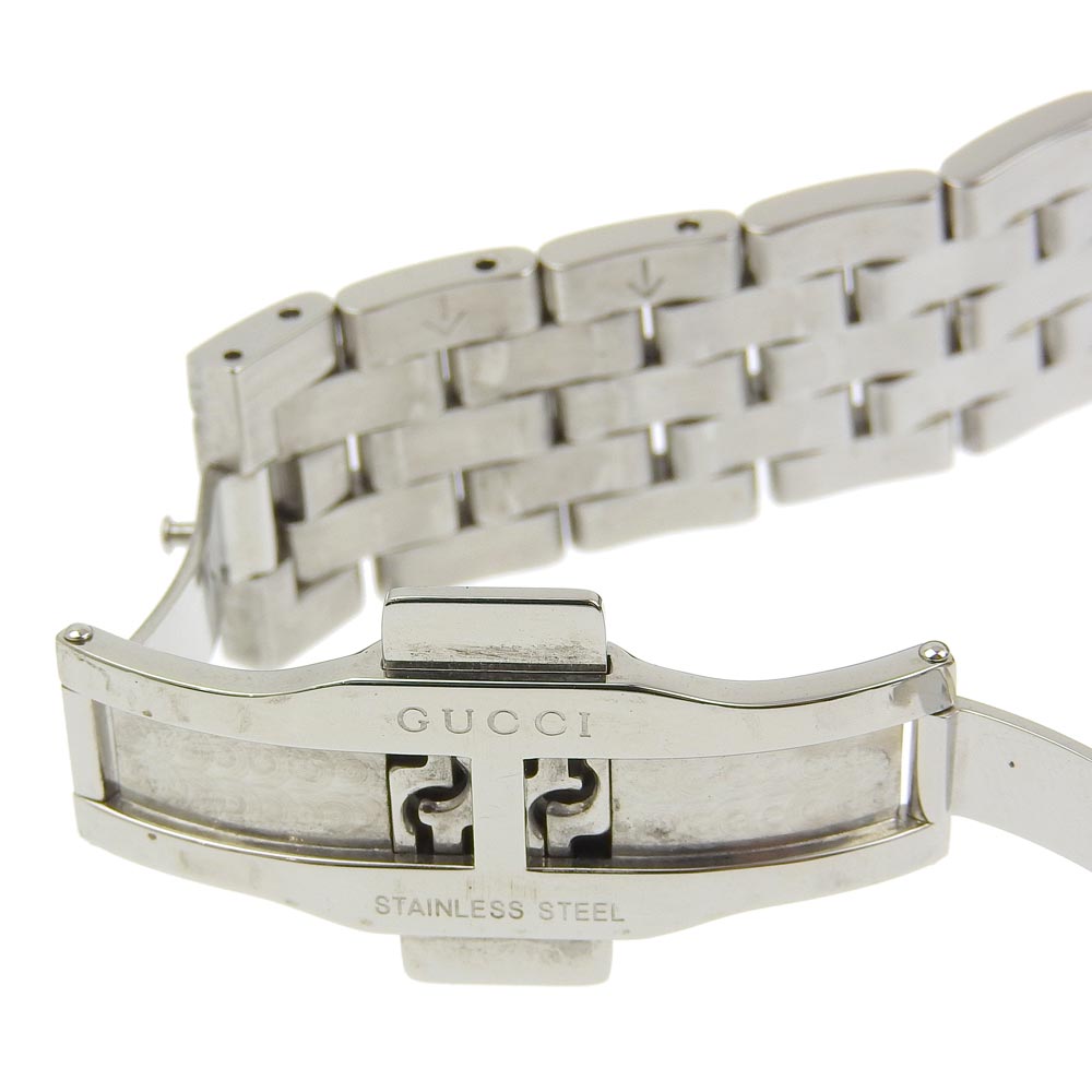 GUCCI Watches Quartz 5500XL Stainless Steel Silver Silver dial mens Used