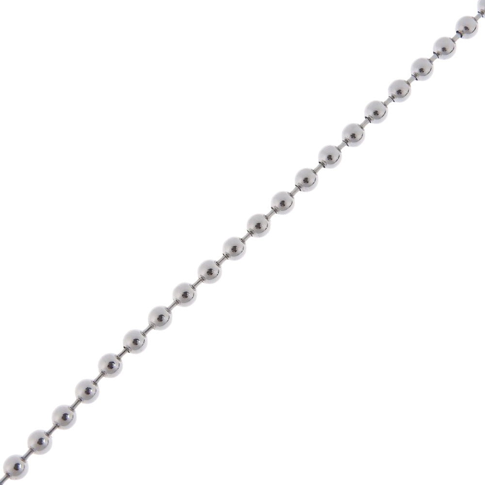 GUCCI Necklace K18 White Gold, Diamond Silver unisex(Unisex) Used