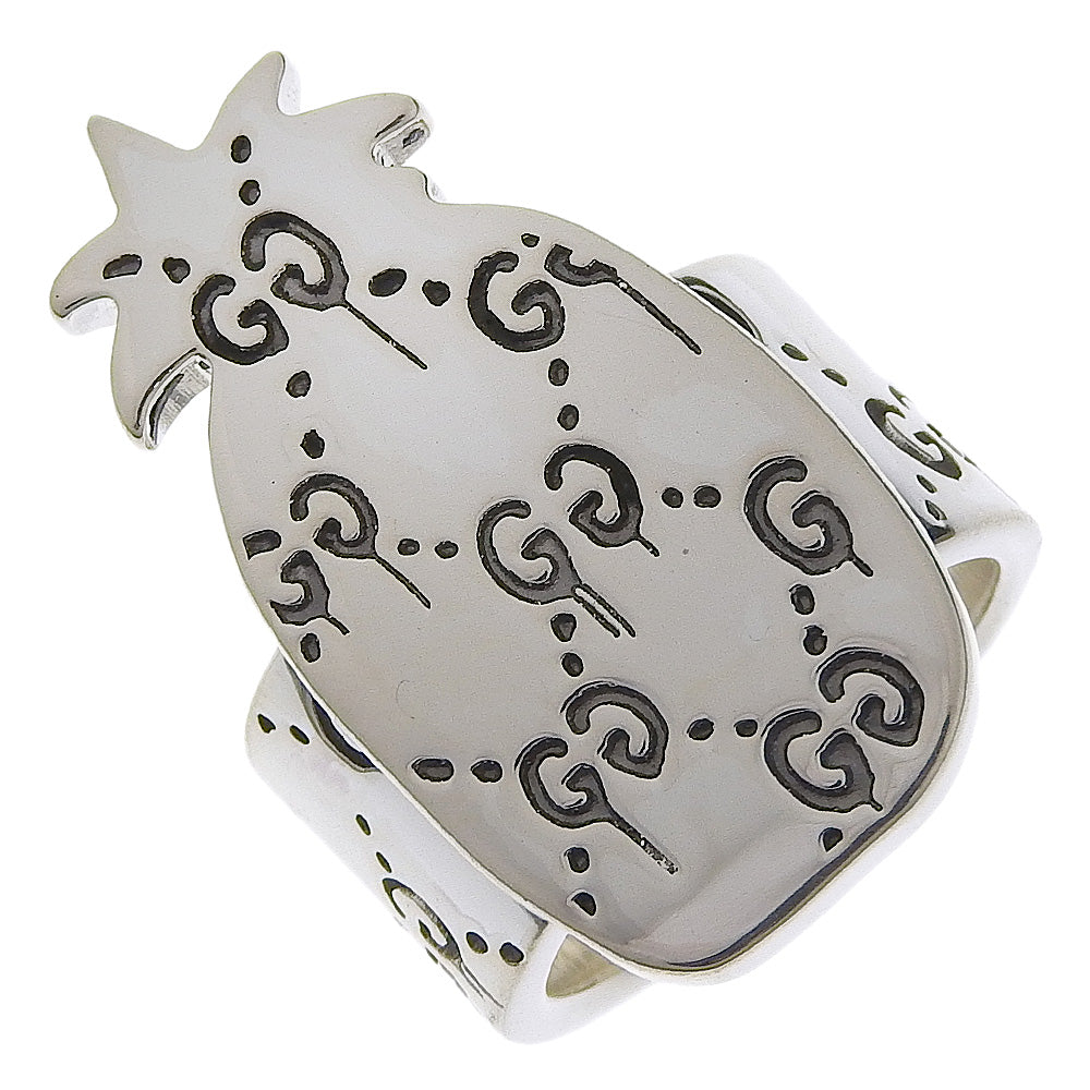 GUCCI Ring Silver925 Silver GG pineapple ghost Women 15 Used
