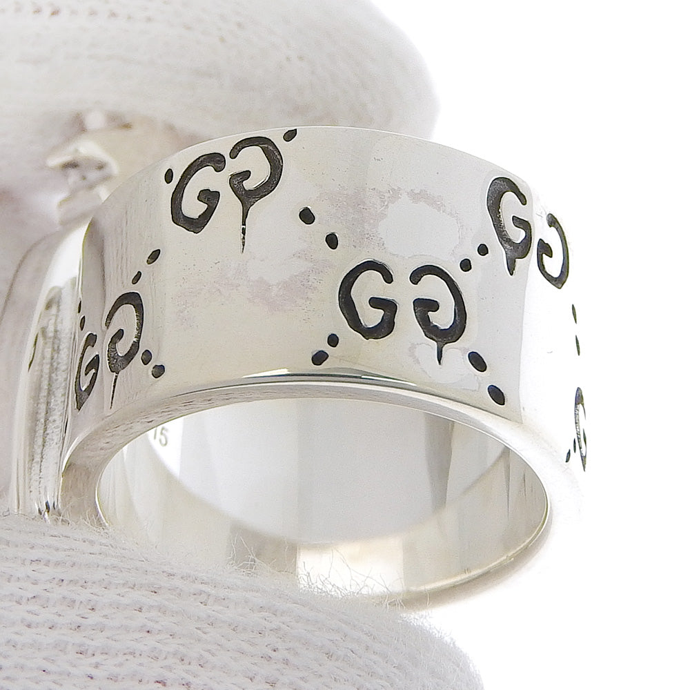 GUCCI Ring Silver925 Silver GG pineapple ghost Women 15 Used