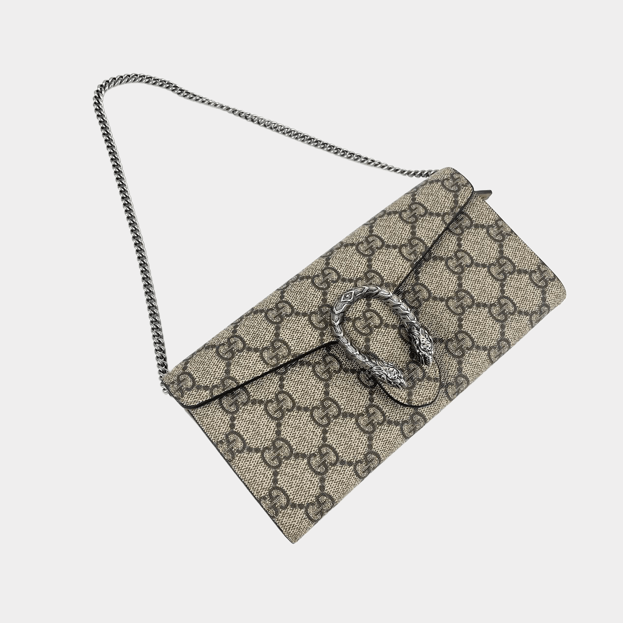 Gucci Dionysus Mini Wallet on Chain GG Supreme