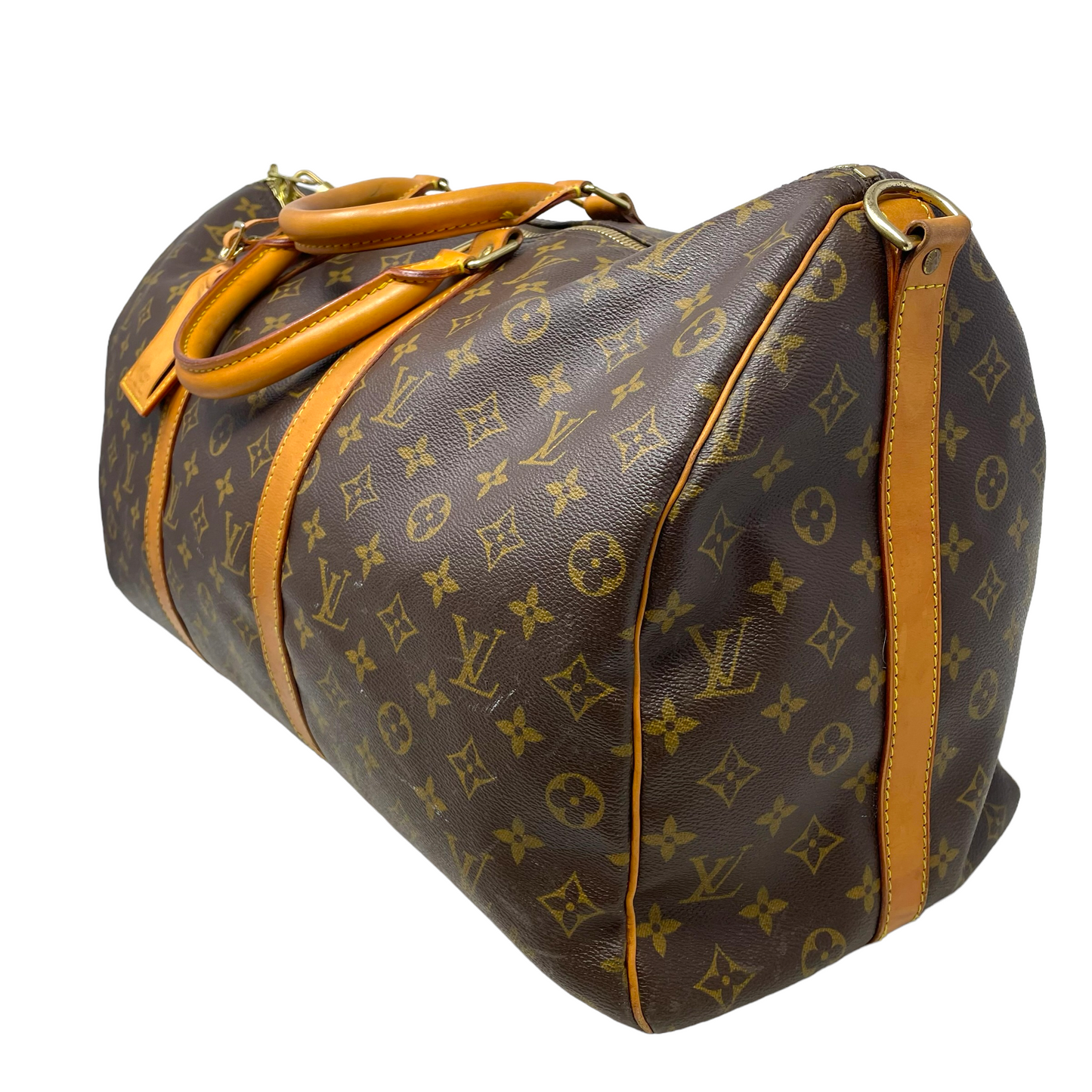 Keepall 50 Monogram Canvas Designer By Louis Vuitton  Size: Large