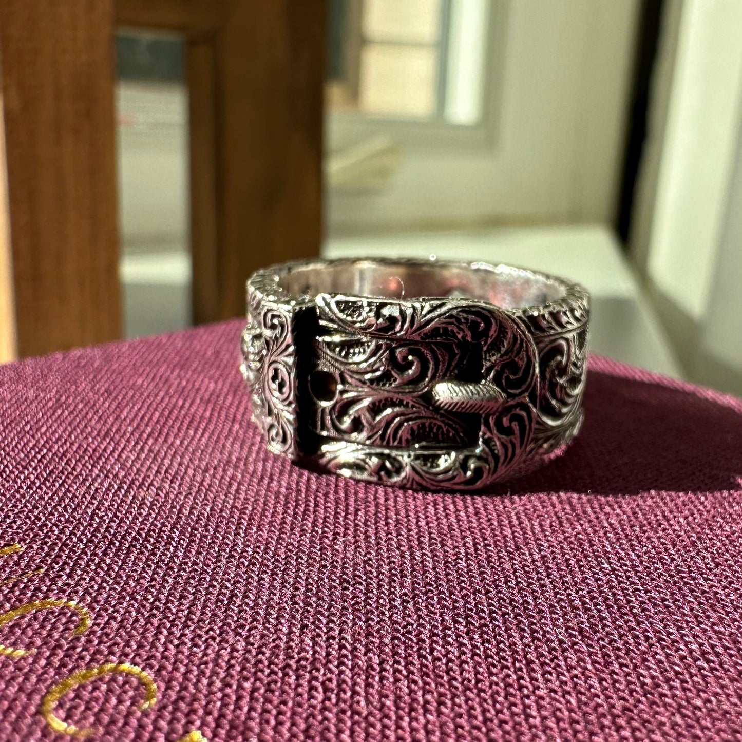 Gucci Metallic Garden Silver Ring in Sterling Silver 925